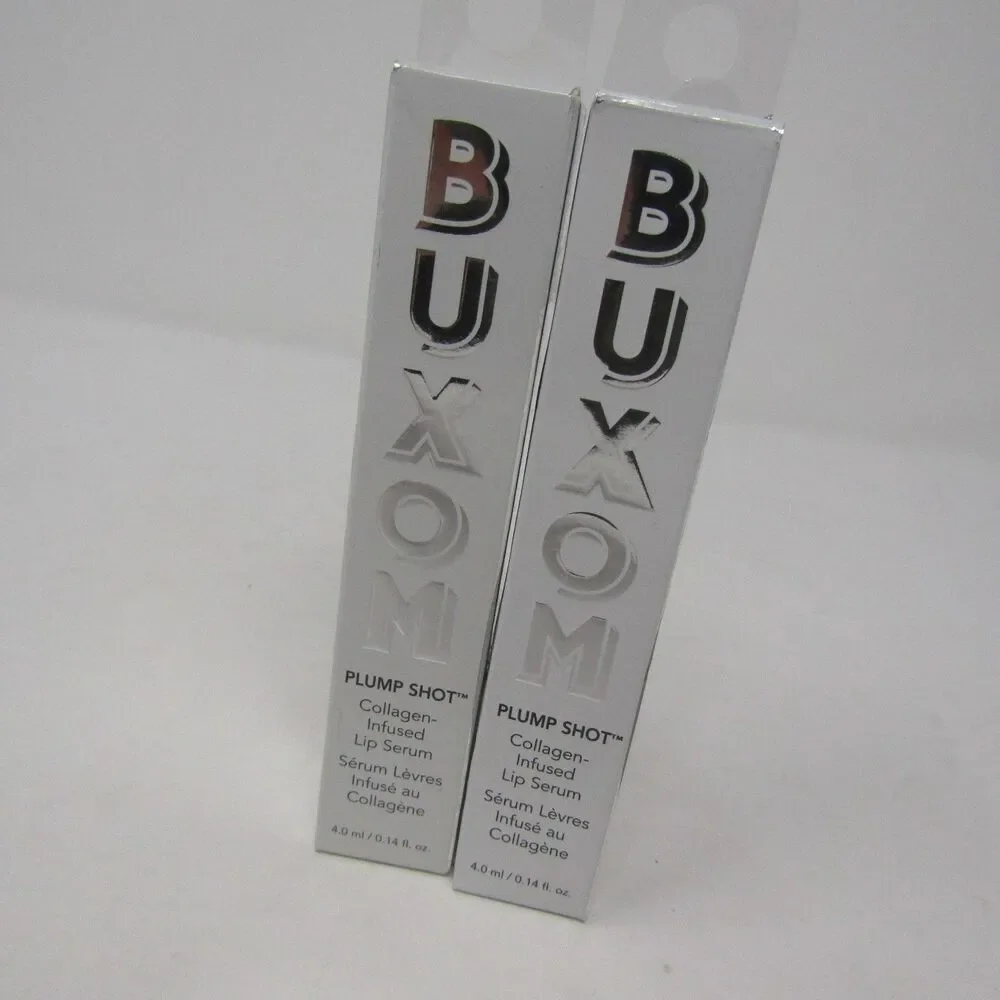 BUXOM Plump Shot Collagen-Infused Lip Serum GILT 4.0ml / 0.14 fl oz - Lot of 2